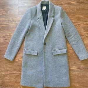 Zara Grey Wool Coat